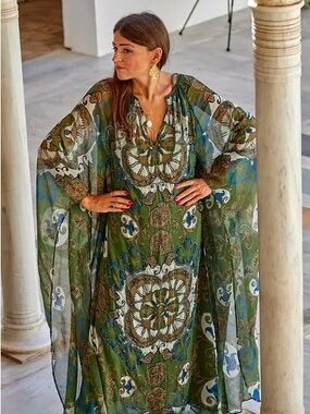 avon green dress PRE-ORDER - Avon Swing Dress in Sage Green main image 0